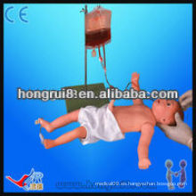 ISO avanzado modelo de venipuntura de cuerpo entero infantil, maniquí de entrenamiento de enfermería